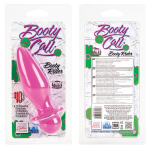 Розовая анальная пробка Booty Call с вибрацией