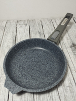 Сковорода АП 180мм глуб съемн р Premium grey 018901
