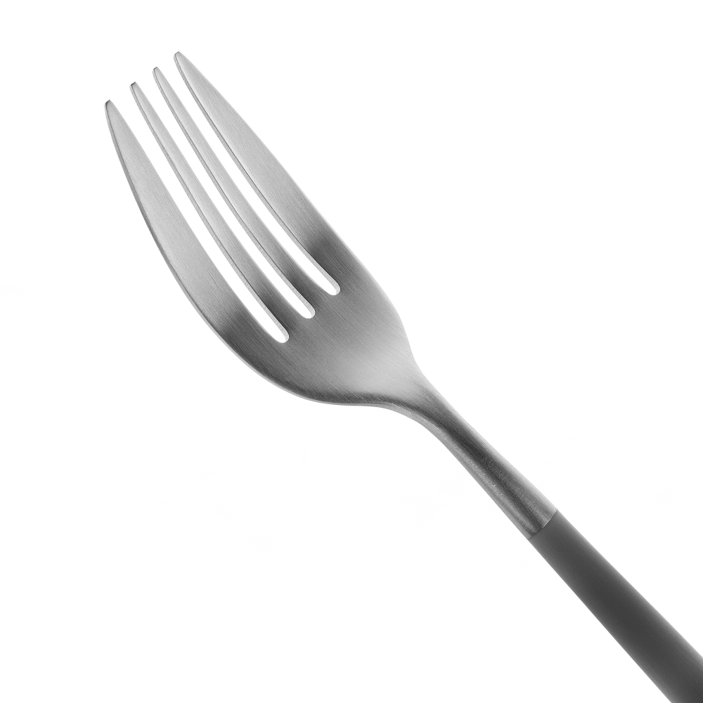 Набор столовых приборов на 6 персон 24 предмета Cutipol Mio matte grey в подарочной упаковке