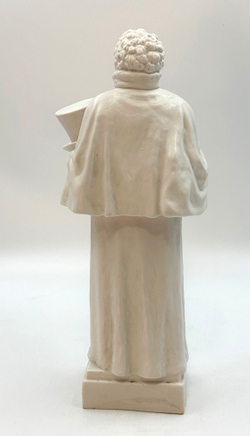 Фарфоровая скульптура «Пушкин перед дуэлью». Автор А. А. Суворов. Бисквит. Дмитровская фарфоровая фа