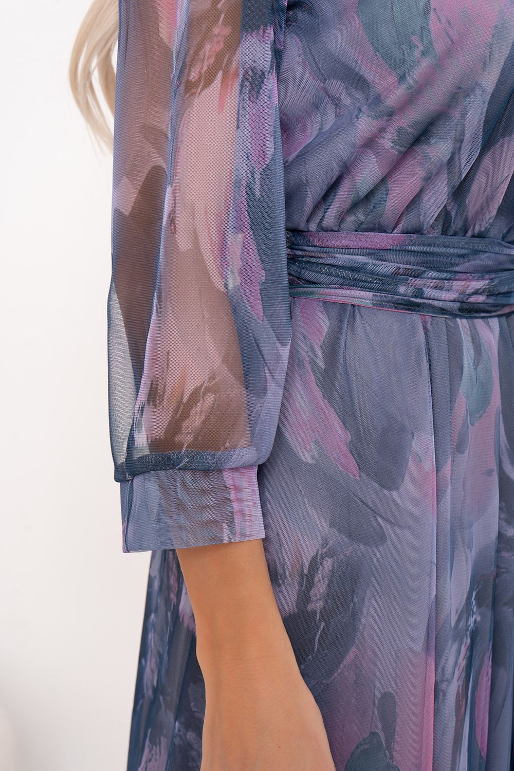 Платье Рафаэлла (сиреневый/серый) Р11-1233 Nikol (Акция)