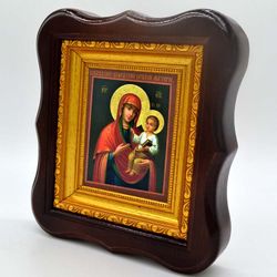 Коложская икона Божией Матери на холсте.