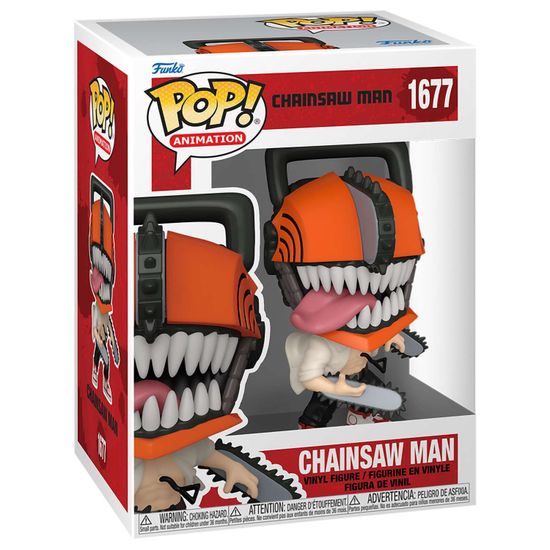 Фигурка Funko POP! Animation Chainsaw Man (1677) 80324 / Фигурка Фанко ПОП! по мотивам аниме "Человек-бензопила", Человек-бензопила