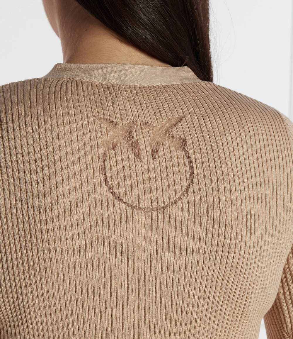 Шелковый кардиган Pinko - бежевый(102018 A1KW)