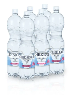 Вода газированная Сенежская питьевая, 6 шт х 1,5 л