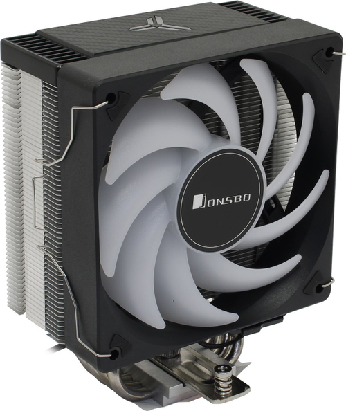 JONSBO <CR-1000 EVO Color Bk> Cooler (4пин, 115X/1200/1700/AM4/AM5,  22-32дБ,  600-1500об/мин, Al+тепл.труб)