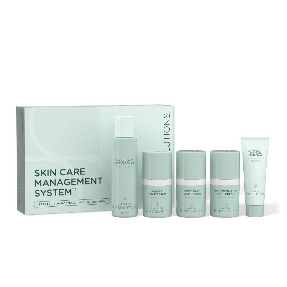 MARINI SKINSOLUTIONS Система ухода для нормальной кожи с SPF 33 | Skin Care Management System (Normal- Combo) SPF 33