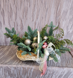 Подарочная корзина к новому году и рождеству