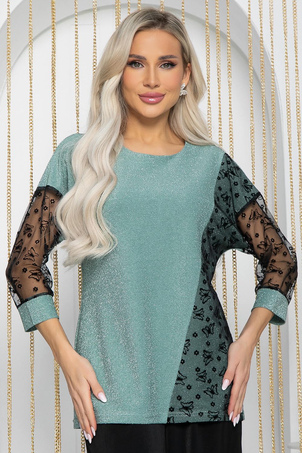 Джемпер Вирджиния (фисташковый) Б12217 LT Collection