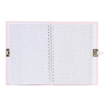 Блокнот детский Basir на замке, формат А6, серия "Мишки", переплет 7БЦ, 18*13.5 см, 48 листов, ассорти