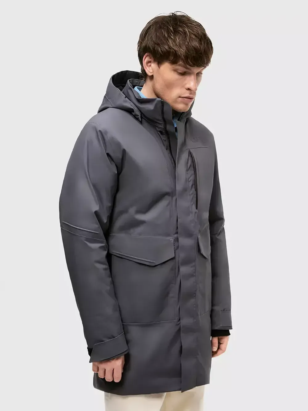 Парка мужская TIGIL NORPPA серый гравий