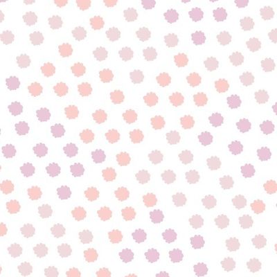 Круги разных розовых оттенков на белом фоне