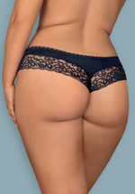 Оригинальные кружевные трусики Drimera (Размер: XXL) (Цвет: темно-синий)