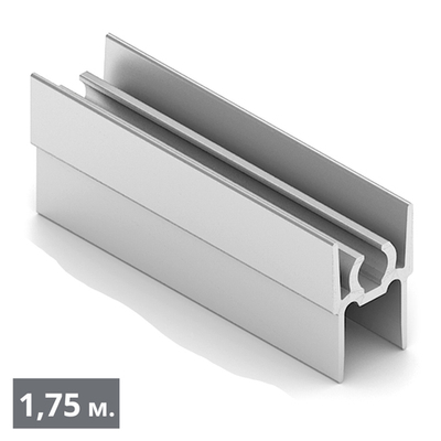 ЭКО Рамка верхняя двери (1,75 м) хром матовый (AL) (AE0688) Aristo (Акция)