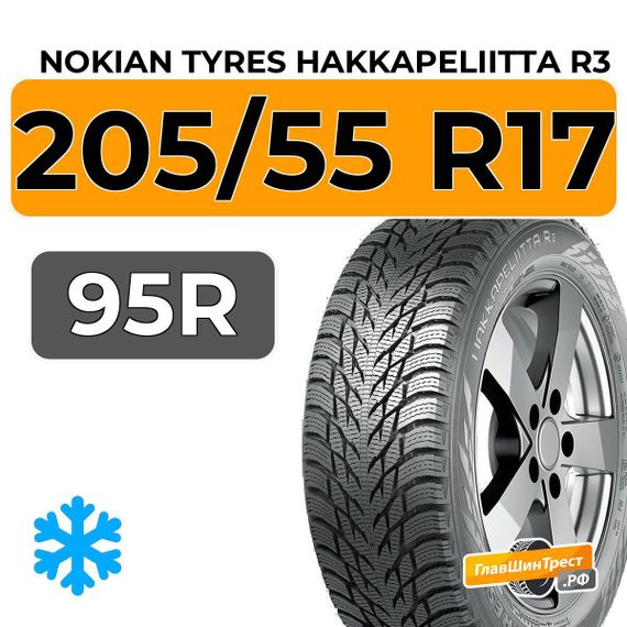 Nokian Tyres Hakkapeliitta R3 205/55 R17 95R XL