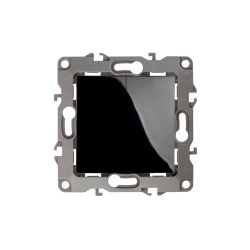 12-1106-06 ЭРА Переключатель двойной, 10АХ-250В, IP20, Эра12, чёрный