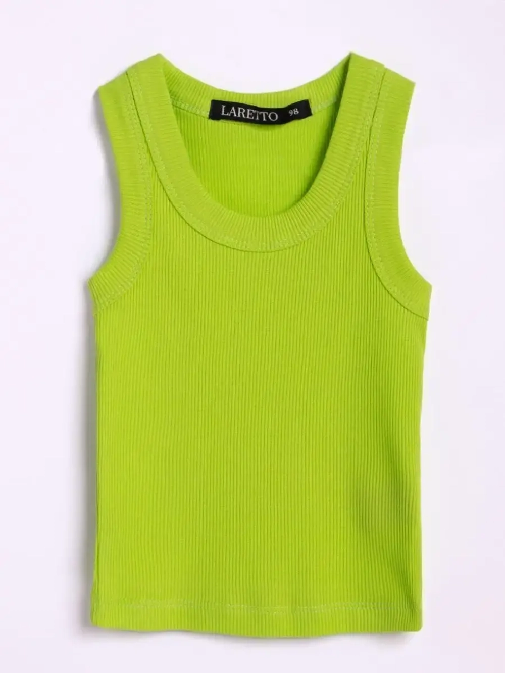 Майка для девочки в рубчик