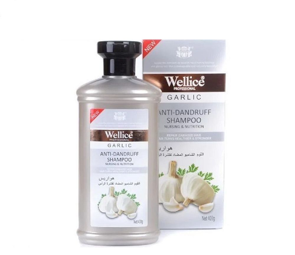 Шампунь Wellice Professional Чеснок для ослабленных волос Garlic Anti-Dandruff 400 г