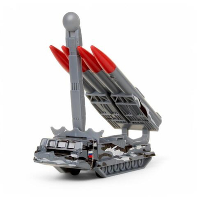 Модель ин. мет. "ЗРК Антей-2500 15см, откр.двери, подвиж.элементы,коробка SB-17-62-A(GY)-WB (Технопарк)