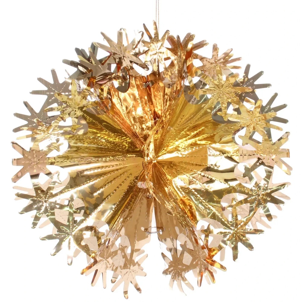 Украшение фольгированное «Волшебный шар» d-30 см, Шампань