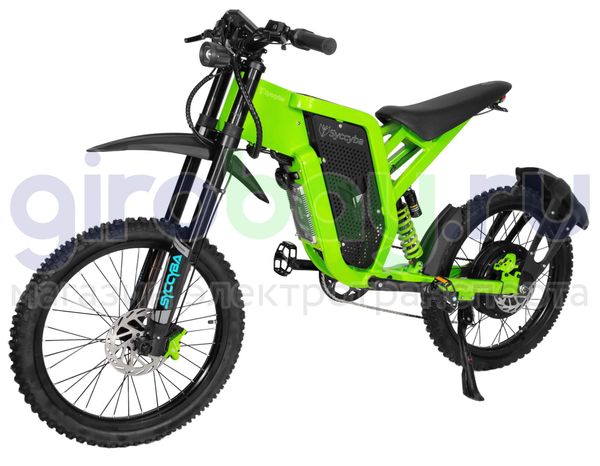 Электровелосипед Syccyba X21 Sport 6000W (60V/30ah) - Салатовый фото №1