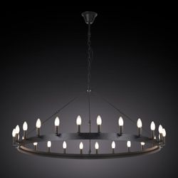 Citilux Смитсон CL470124 Люстра замковая подвесная Чёрная