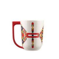 Alessi/ Кружка Holyhedrics/ 400 мл/ красная/ ESA091