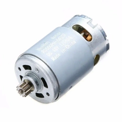 Двигатель (мотор) шуруповерта с шестерней 18V, 21V (12 зубов) RS550