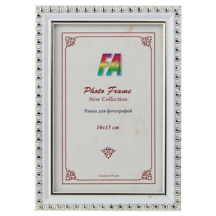 FA пластик Камея белый 10x15