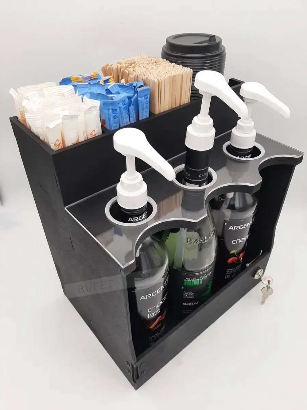 Органайзер деревянный для кофейных зон