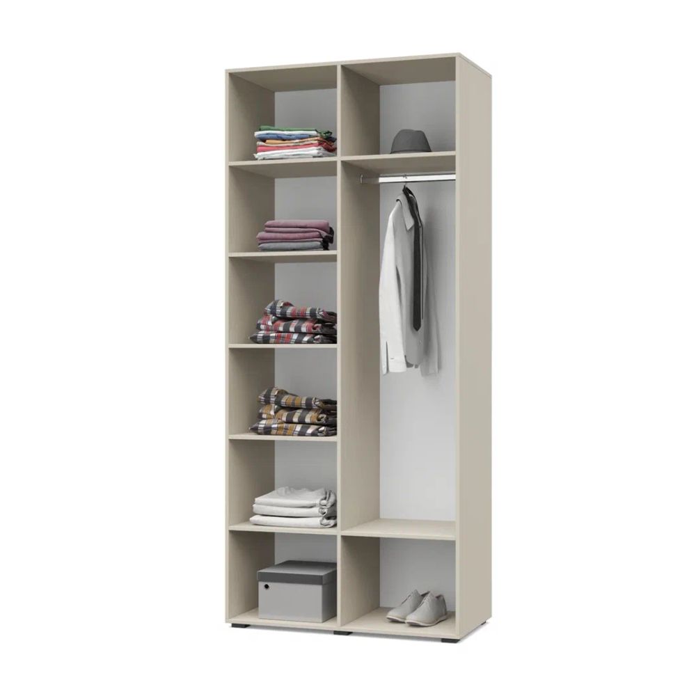 Шкаф двухстворчатый Стоун С20 (полки+штанга) ЛДСП, МОДЕРИУМ, г. Ижевск