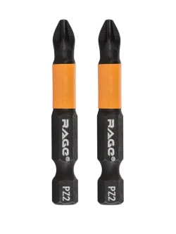 Биты торсионные IMPACT PZ2 x 50 мм 10 шт RAGE by VIRA