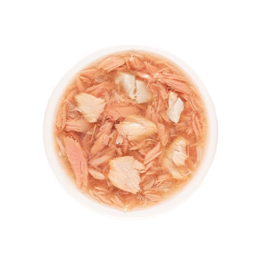 Суп "Деревенские лакомства" из тунца с лососем и гребешком 35г