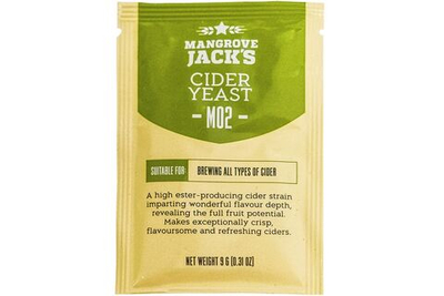 Дрожжи для сидра Mangrove Jacks "Cider M02", 9г