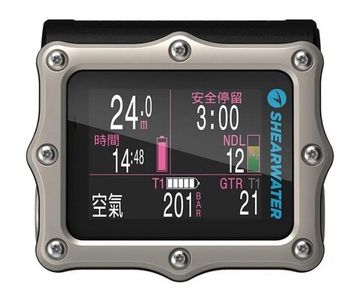 Компьютер Shearwater Perdix II Titan серебристый