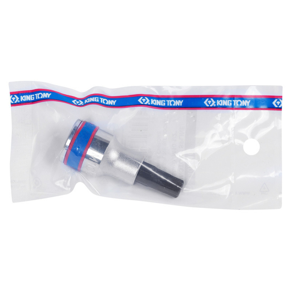 KING TONY (402610) Насадка (бита) торцевая 1/2", L = 60 мм, SPLINE, M10