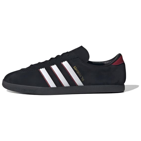 adidas originals LONDON 96 Кроссовки для скейтбординга Низкие Кроссовки Черный/Белый Унисекс