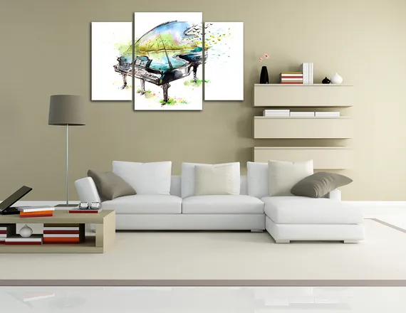 Модульная картина "Арт рояль"