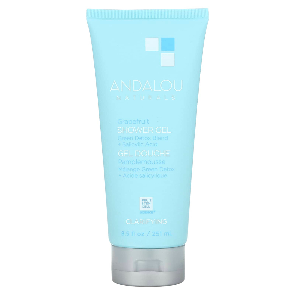 Andalou Naturals, гель для душа с грейпфрутом, очищающий, 251 мл (8,5 жидк. унции)