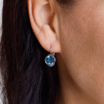 Серьги Fiore Luna Aquamarine A1911.M22 BL/S