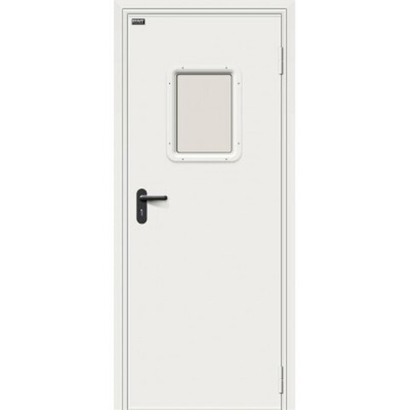 Дверь противопожарная EI 60 ДПО-1 Серый RAL 7035 ГОСТ Р 53307-2009