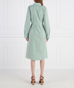 Платье ORG CO STRIPE MIDI SHIRT-DRESS Tommy Hilfiger - зеленый(WW0WW37955)