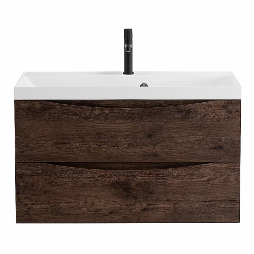 Тумба с раковиной Belbagno MARINO 90 2C-SO/BB900/450-LV-MR-AST Rovere Moro