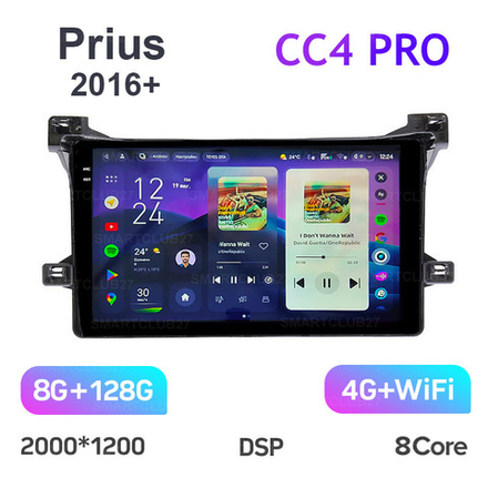 Teyes CC4 Pro 9" для Toyota Prius 2016+