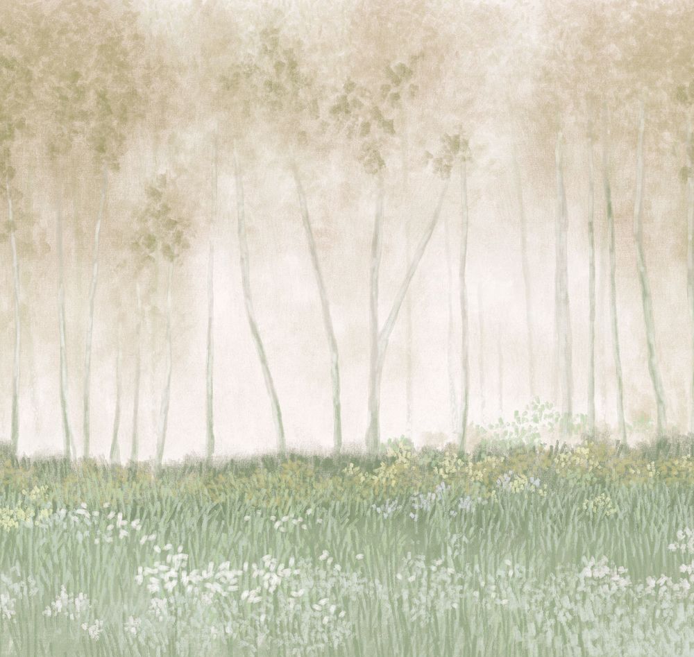 Пейзаж 2 Цветочная поляна панно