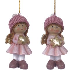 GAEM Фигурка декоративная подвесная "Ангел", L4,5 W3,5 H10 см, 2в.