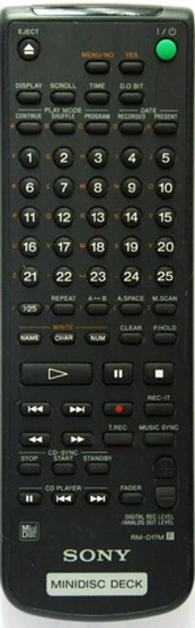 Пульт для Sony RM-D17M  original