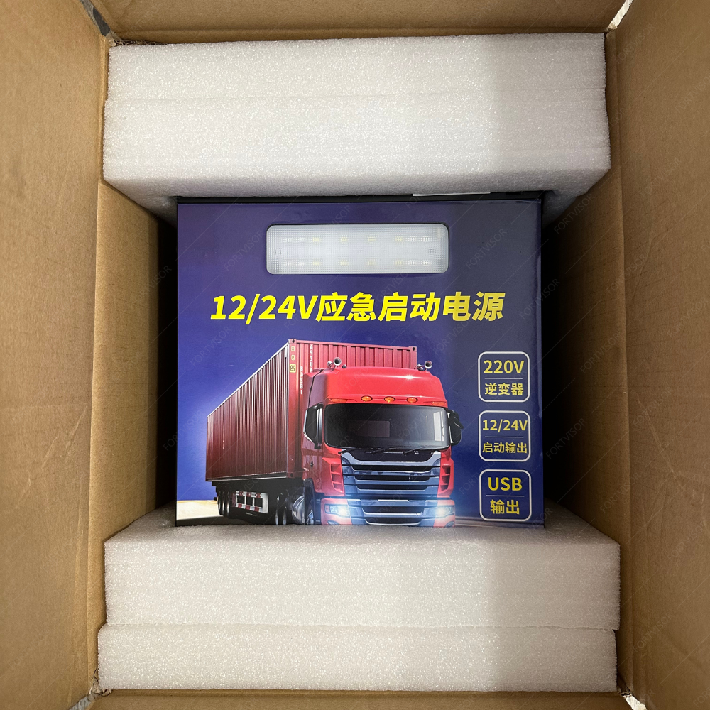 Портативный источник питания 220В (Зарядное устройство, Power Bank), Внешний аккумулятор литий-полимерный 180 000 мАч - 300Вт, с функцией пускача (Jump Starter) 3000А 12V-24V