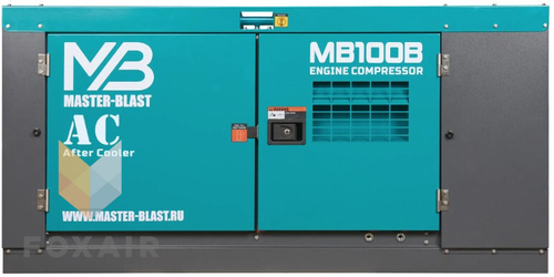 Винтовой дизельный компрессор Master Blast MB130B-7 + AC