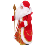 Дед Мороз «Зимняя тайна» 40 см в красной шубке